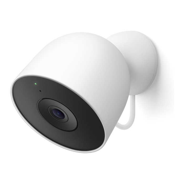 Камера відеоспостереження Google Nest Cam Outdoor (Wired, 2nd Gen) (Snow)