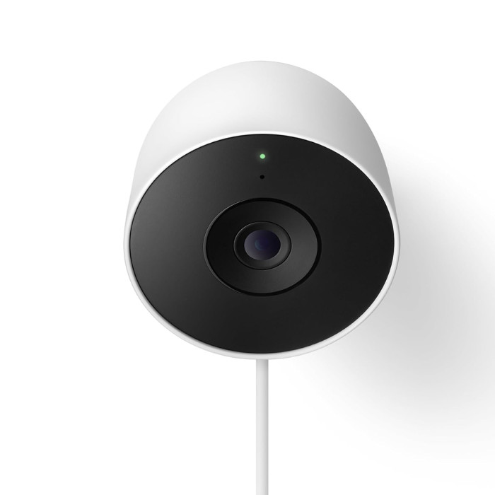 Камера відеоспостереження Google Nest Cam Outdoor (Wired, 2nd Gen) (Snow)