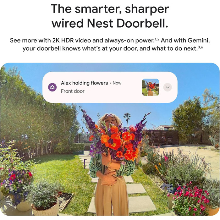 Відеодзвінок Google Nest Doorbell (wired, 3rd gen) (Hazel)