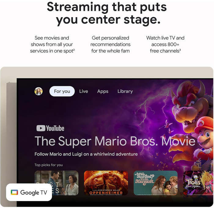 Оригінальний медіаплеєр Google TV Streamer 4K (Hazel)