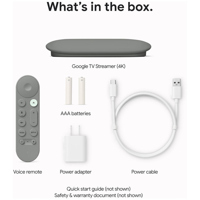 Оригінальний медіаплеєр Google TV Streamer 4K (Hazel)