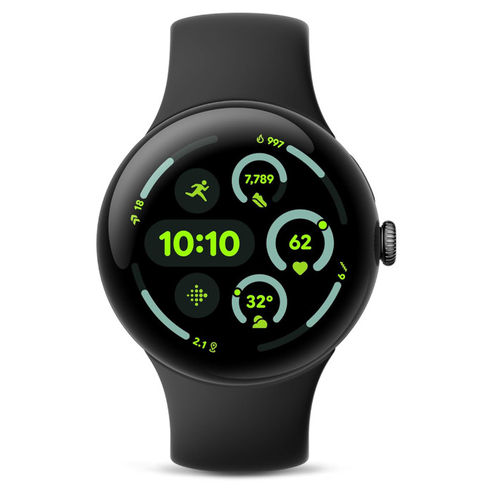 Годинник Google Pixel Watch 3 (45 мм) (LTE) (Obsidian)